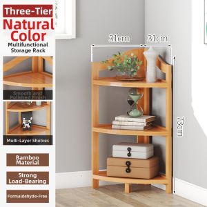 CHUJUN | Corner Wall Triangle Shelf Storage Cabinet
