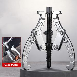 3/4/6/8 Inch Gear Puller 3 Jaw 2 Jaw Reversible Pulley Remover Tool Bearing Flywheel Removal Kit Heavy Duty Professional Grade