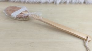 Cọ Tắm EXERSO Cán Gỗ Dài Bàn Chải Khô Dụng Cụ Chà Lông Tắm Lưng Toàn Thân Spa Thoải Mái Loại Xịn