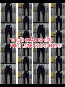 10 CÁI QUẦN DÀI NỮ PHỐI LƯNG. BAO ĐỔI TRẢ TẶNG QUÀ