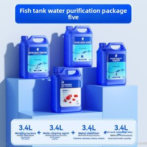 MONLEYTA | Aquarium Water Purifier Clear Water Cleaner Antibacterial Treatment Nitrogenizing Bacteria For Fish Tank Water Clarity