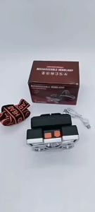 Senter Kepala 80W Super Terang dengan 5 LED Daya Tahan Baterai yang Tahan Lama dan Pengisian Cepat USB