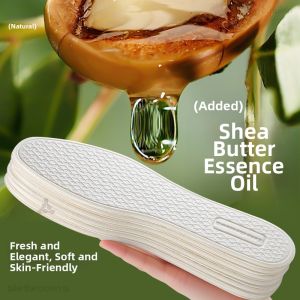 LINGMIAO | Shea Butter Thin Sweat Absorbent Deodorant Breathable Anti-Slip Shoe Insoles