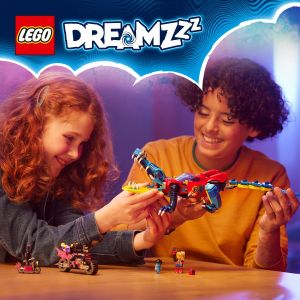 LEGO DREAMZzz 71458 Crocodile Car Building Toy Set for Kids (494 Pieces) Mainan Balok (8 Tahun+)