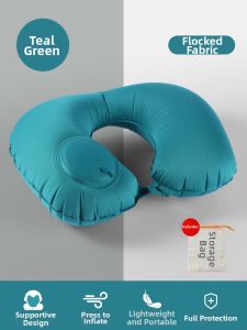 TAFUMAN | Inflatable U-Shaped Neck Pillow Travel Portable Pressable Sleep Aid