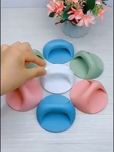 FLKS Handle Tarikan Gagang Knop Knob Pegangan Pintu Laci Lemari Baju Tempel Praktis