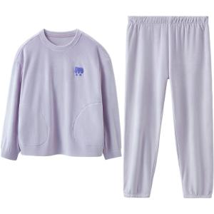 Hodo | Hodo Mens Coral Fleece Sleepwear Island Velvet Couple Set Hooded Home Clothes Long Sleeve Thickened Winter Leisure Suit