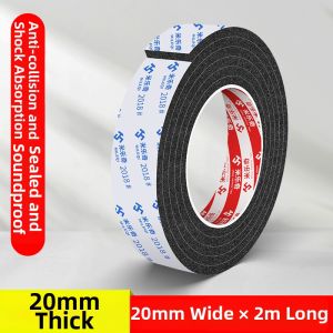 Dustproof Shock Absorption Door Sealing Soft Polyurethane Foam Tape 3mm