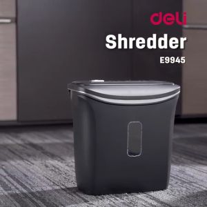 Deli เครื่องทำลายเอกสาร 12 17 20 ลิตร เครื่องย่อยกระดาษ ขนาด A4 6 8 10 แผ่น Paper Shredder