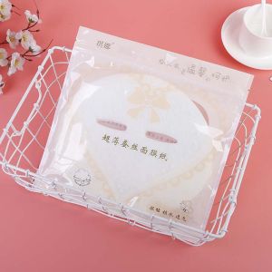 Disposable Ultra-Thin Silk Mask Paper 100 Pieces Facial Spa Hydrating Invisible Silk Water Film for All Skin Types
