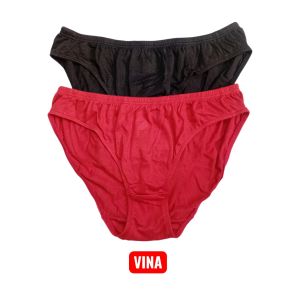 Vina & Mars Avon Womens Underwear Set - Black Red Beige - 2-Pack - Comfortable Stretch Fabric - Everyday Wear