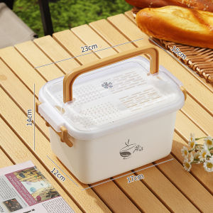 Portable Travel Camping Tea Set Storage Box Organizer for Outdoor Adventures Personal Tea Utensils Container by Jia Dong Li