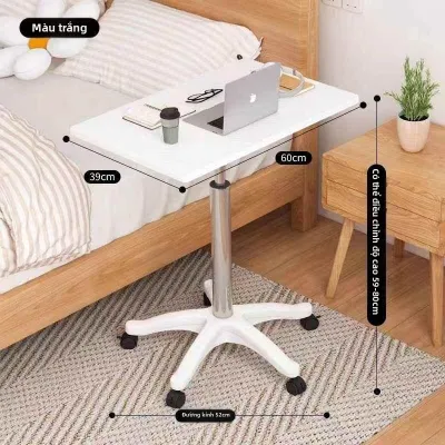 ZHENTAIYUAN | Bàn Làm Việc Điều Chỉnh Độ Cao Có Bánh Xe