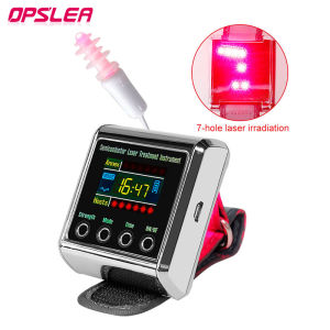 650nm Laser Therapy Wrist Apparatus Watch LLLT Treat Cholesterol Hypertension Cerebral Diabetes Thrombosis Physiotherapy Health