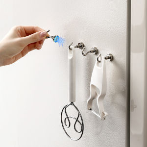 5 Pack Magnetic Hooks for Hanging 25LBS Strong Heavy Duty Magnet with Hooks for Refrigerator