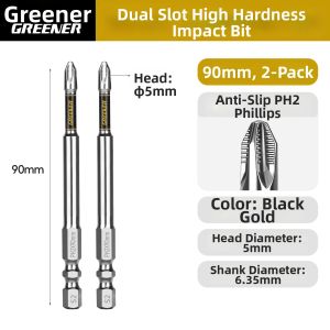 Cross Strong Magnetic Slip-resistant High Hardness Drill Bit