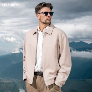 Enjeolon | Casual Trendy Collar Fleece Jacket