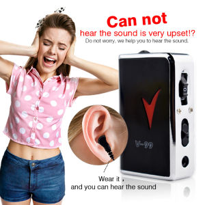 Portable V-99 Body Hearing Aid for The Elderly Hearing Loss Sound Amplifier Adjustable Tone Digital Hearing Aids Recharged