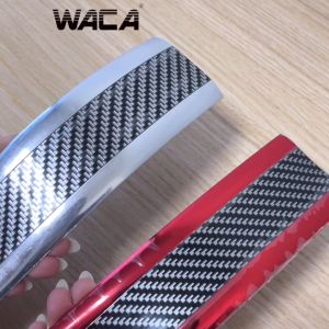 สคัพเพลท Carbon Fiber 5D (5cm x 1m) ยางกันรอยขอบประตูรถยนต์ ยางกันกระแทกประตูรถยนต์ สติ๊กเกอร์กันรอย สติ๊กเกอร์ สติกเกอร์ ชายบันไดรถ กันรอยชายบันได GUARD สติ๊กเกอร์แต่งรถ 400 FSA