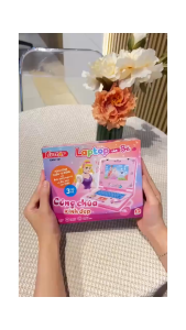 Đồ Chơi DUKA: Laptop Của Bé - Vườn Bách Thú Màu Xanh /Công Chúa Xinh Đẹp Màu Hồng