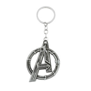 Bandai | Avengers Tower Letter A Logo Keyrings Cosplay Props For Men Women Backpack Keychain Accessories Gifts