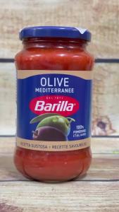 Sốt cà chua oliu Barilla Olive Mediterranee 400g – 100% cà chua Ý hương vị Địa Trung Hải