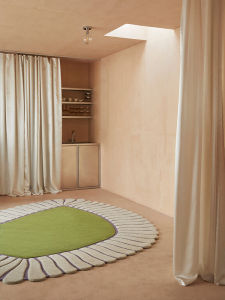 SoFINO | Irregular Custom Green Carpet