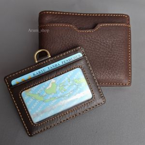 Dompet pria kulit sapi free card