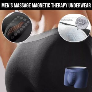 Mens Massage Magnetic Therapy Underwear Mens Boxer Briefs High-Quality Fabrics Comfortable Cut