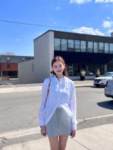 Classic White Shirt Commute Style Fashionable Design Sun Protection Autumn Wear Womens Clothing Versatile Elegant Top