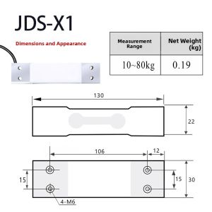 Gadras | High Precision Single Point Electronic Scale with Parallel Cantilever Beam Load Cell 5/10kg 20kg