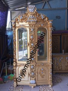 lemari hias jati ukir sima