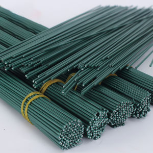 Handmade Rose Flowers Green Iron Wire No.2 Soap Flower Accessories DIY Floral Wire Frame Green Packaging Material for Fresh Flowers