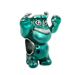 Original Charm BeadsPixar Monsters Inc. Door Dangle CharmMike Wazowski Charm BeadsFit Pendant Bracelet Women Jewelry