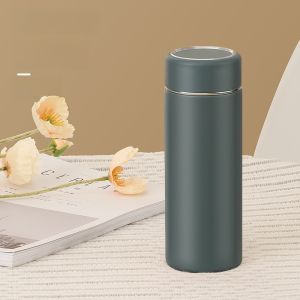 Portable Mini Tea Brewing Stainless Steel 316 Insulated Water Bottle for Women Simple High Aesthetic Value Fashionable Business Cup
