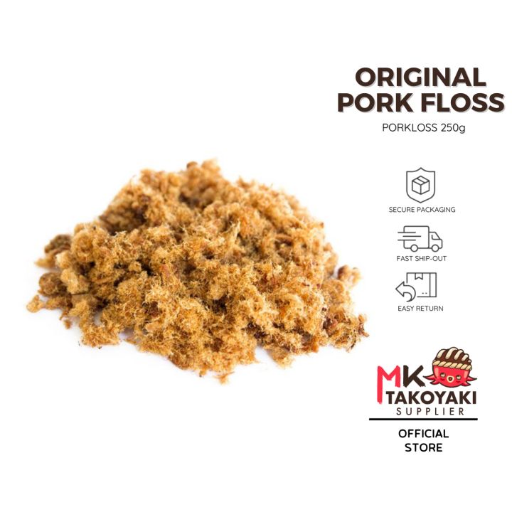 Pork Floss (Original, Crispy & Mild Spicy) 250g Lazada PH