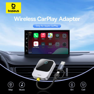 BASEUS | Baseus CarPlay Wireless Adapter Smart CarPlay Box IOS Wired to Wireless Car Play Display Plug&Play Bluetooth WiFi Connect Auto