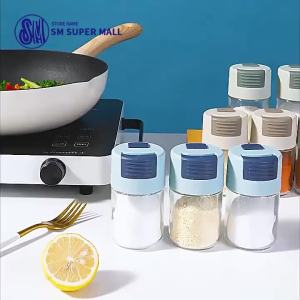 【SM Mall】Versatile Seasoning Storage Solution - 0.5g Quantitative Seasoning Metering Bottle - Moisture-proof Perfect for Kitchen Use (In-Demand Kitchenware Transparent Container)