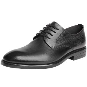 Belle Mens Formal Leather Shoes Business Casual Increased Height Wedding Shoes Autumn New Style Punching Office Shoes