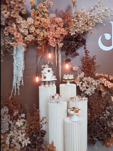 BROWN SERIES ARTIFICIAL FAKE FLOWER Bouquet Living Home Decor Decoration Bunga Pelamin Gubahan Hiasan Rumah Hantaran