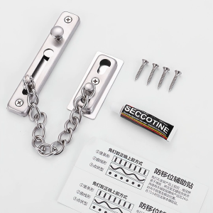 Chốt cửa an toàn dây xích chuẩn INOX SUS304 gắn cửa hợp cho chung cư nhà phố