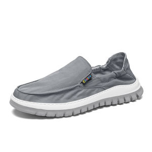 NB CROSS | New 2025 NB CROSS Flagship Store Old Beijing Cloth Shoes Mens Casual Soft Bottom Slip-On Canvas Shoes Breathable Low Top