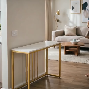 Rectangular Table Hallway Side Table Long and Narrow Home Office Desk Minimalist Wall-Mounted Bedroom Desk