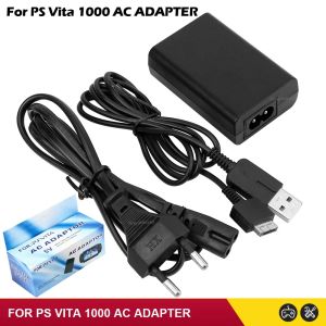 NEW EU US Plug Home Charger Power Supply 5V AC Adapter USB Charging Cable Cord For PlayStation PS Vita