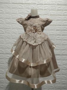 ID-DRESS/GAUN PESTA ANAK PEREMPUAN/DRESS ANAK PEREMPUAN/GAUN ULANG TAHUN)GAUN PENGANTIN/GAUN BAYI PEREMPUAN/BAJU ANAK PEREMPUAN/