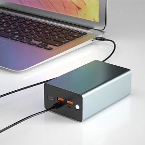 Aluminum Alloy 100W Quick Charge Flash Charging Portable 30000mAh Laptop Portable Power Source Phone Power Bank