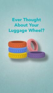 HH Premium Protect Suitcase Luggage Wheels Wheel Silicone Protector Rubber Cover Reduce Noise Pelindung Roda Beg Bagasi