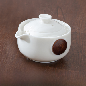 White Jade White Porcelain Pot Single Teapot Oven Mitts Tureen Teapot Kung Fu Tea Set Travel Set Quick Cup Ceramic
