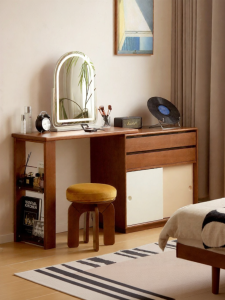 WEISHA | Expandable Wooden Dressing Table with Drawer