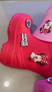 รองเท้าบูทเด็กผู้หญิง มินนี้เม้าส์ เบา นิ่ม นุ่ม พ้นกันลื่นอย่างดี รุ่น MI28